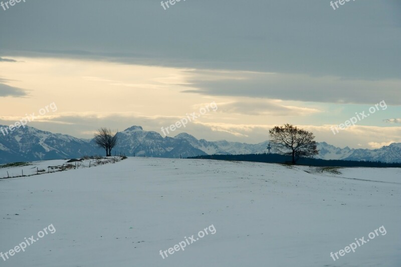 Germany Nature Bavaria Landscape Mountains