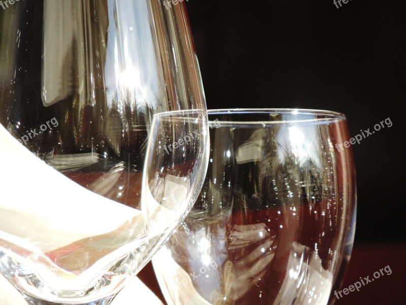 Wine Glass Glass Transparent Clear Free Photos