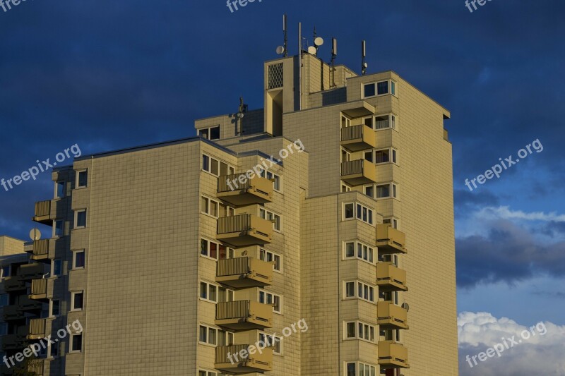 City Germany Skyscraper Balcony Skyscrapers