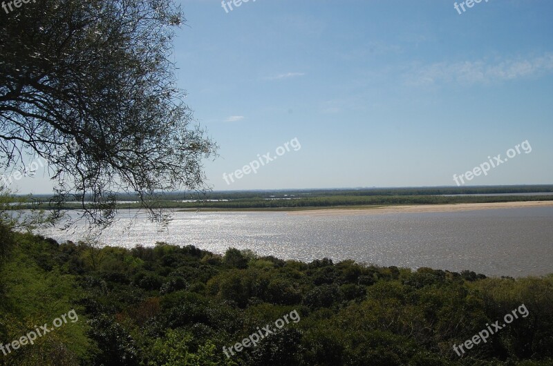 Paraná River Parana Entre Rios Nature Landscape Ros