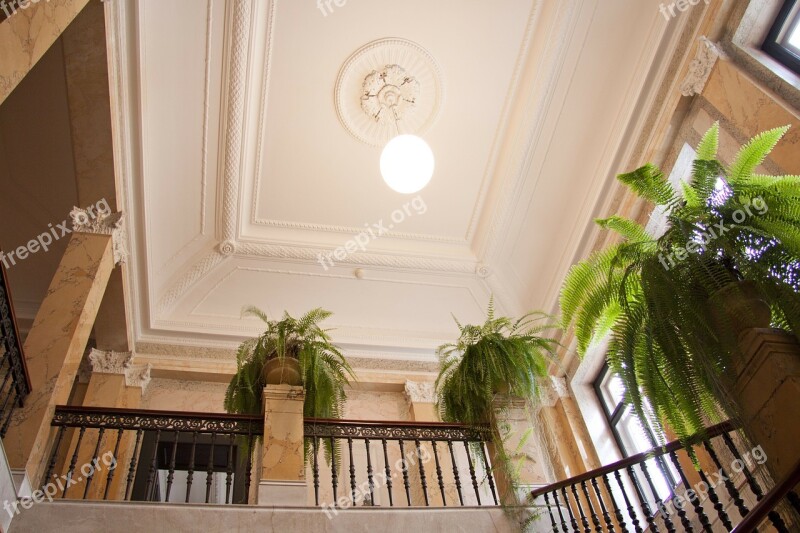 Museum Rietberg Villa Wesendonck Staircase Main Building Completed In 1857