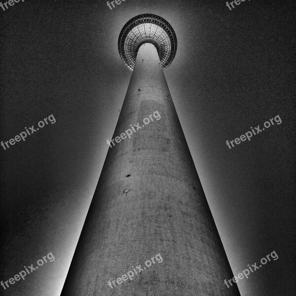 Berlin Tv Tower Alexanderplatz Architecture Germany