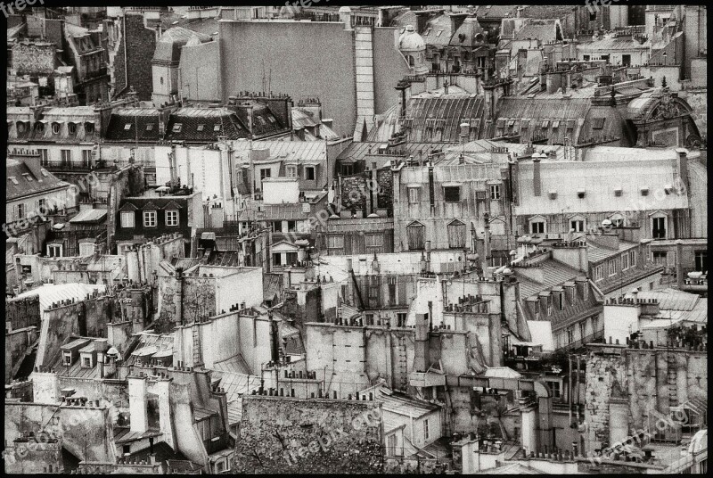 Paris France Sacré Cœur Roofs Roof