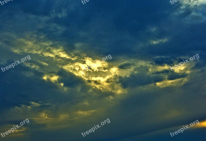 Clouds Cloudy Heaven Sky Nebula