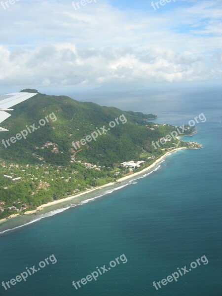 Aircraft Landing Overview View Sky