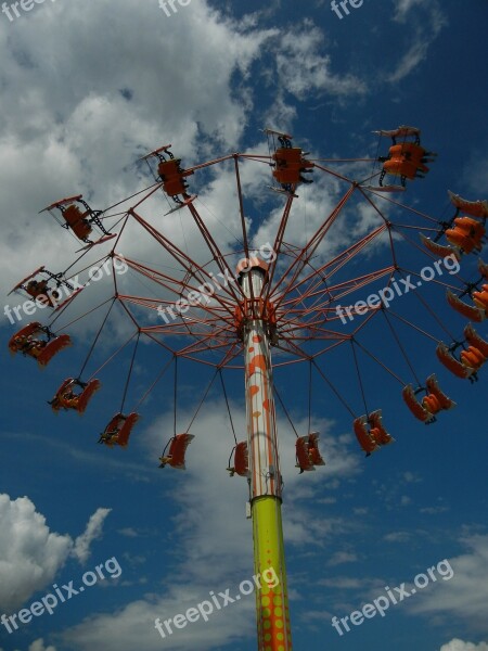 Kettenkarussel Fair Year Market Folk Festival Carousel