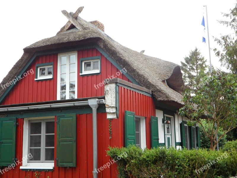 Reed Roof Baltic Sea Darß House