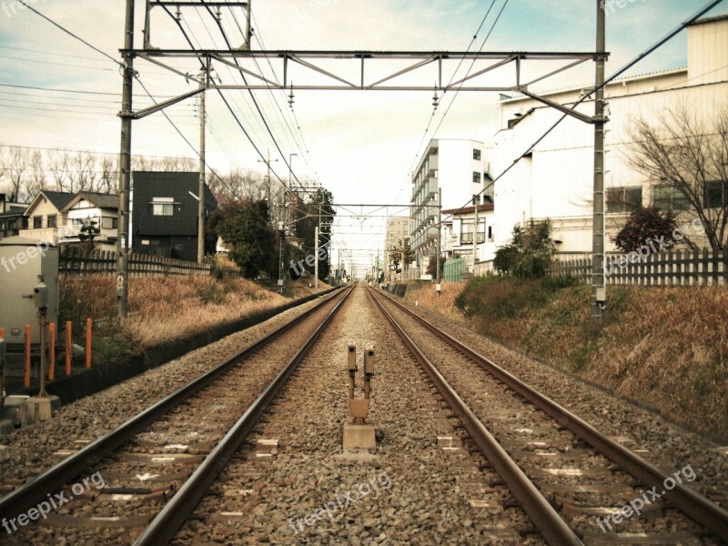 Nishi Kokubunji Railroad Crossing Train Free Photos