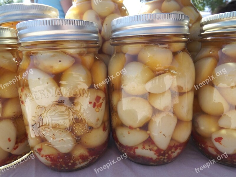 Garlic Canning Market Preserving Vegetables