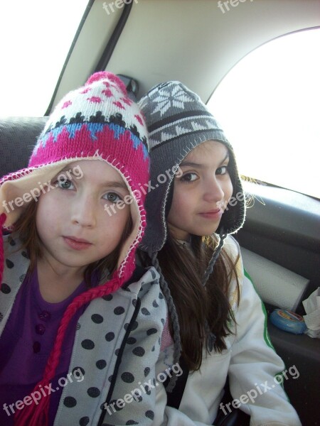 Girls Hats Sympathy Free Photos