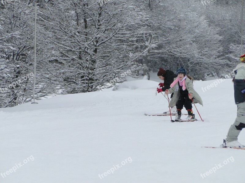 Children Snow Winter Patagonia Free Photos