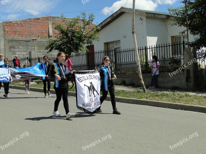 Parade Argentina Flag Free Photos