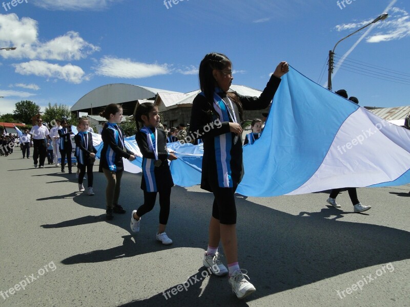 Parade Argentina Flag Free Photos