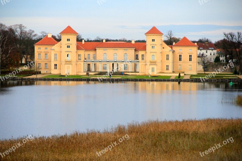 Castle Rheinsberg Lake Brandenburg Free Photos