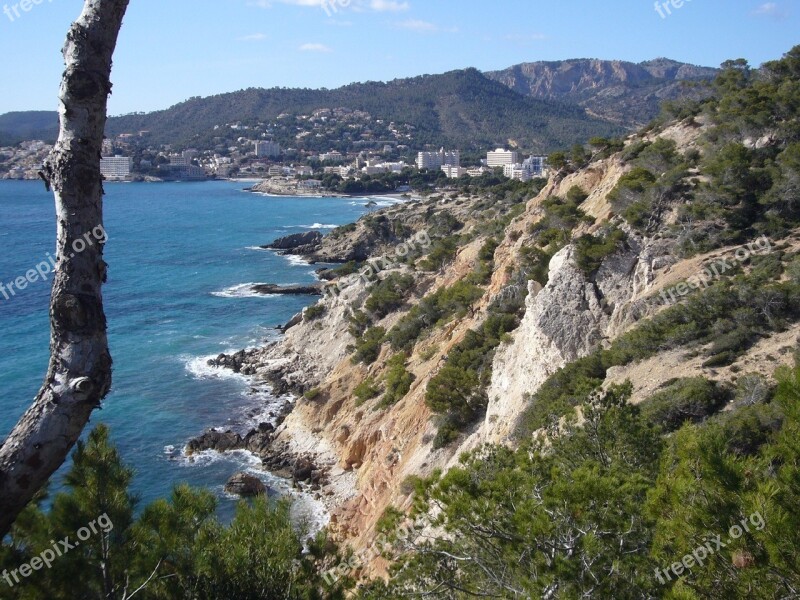 Mallorca Bay Ocean Rock Bank