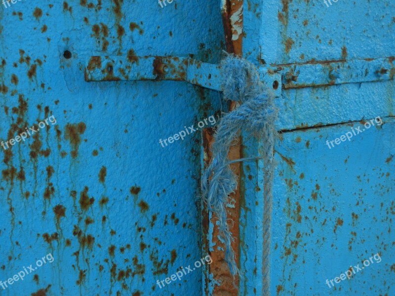 Blue Steel Iron Rust Hinge