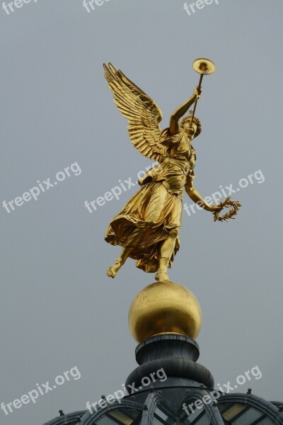 Saxony Dresden City Angel Wing