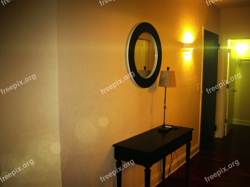 Hallway Light Lens Optical Flares Desk