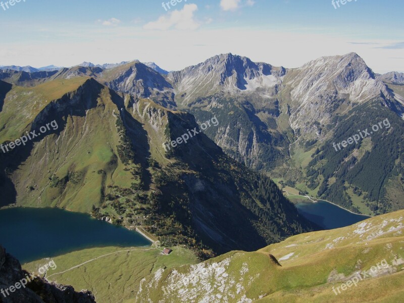 Austria Mountains Mountain Landscape View