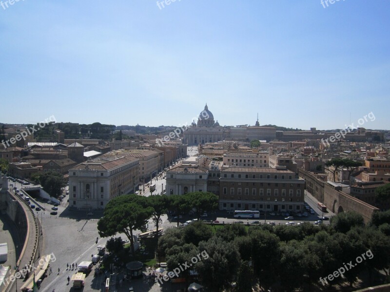 Rome Italy Vatican Castello Castello Sant Angelo