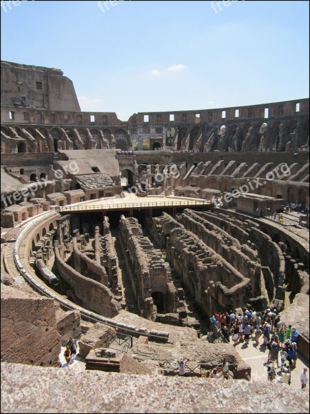 Colloseum Rome Italy Roman History Arena