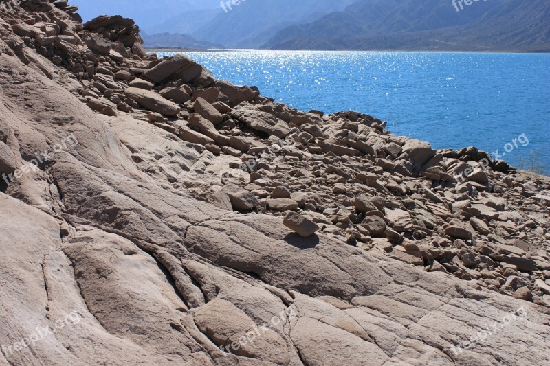 Rocks Water Mountain Dam Waters