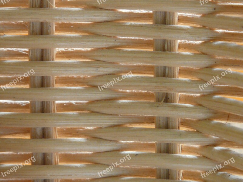 Rattan Braid Wicker Basket Woven