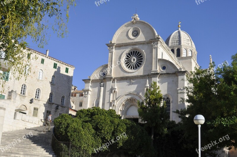 Croatia šibenik Church Dom Architecture