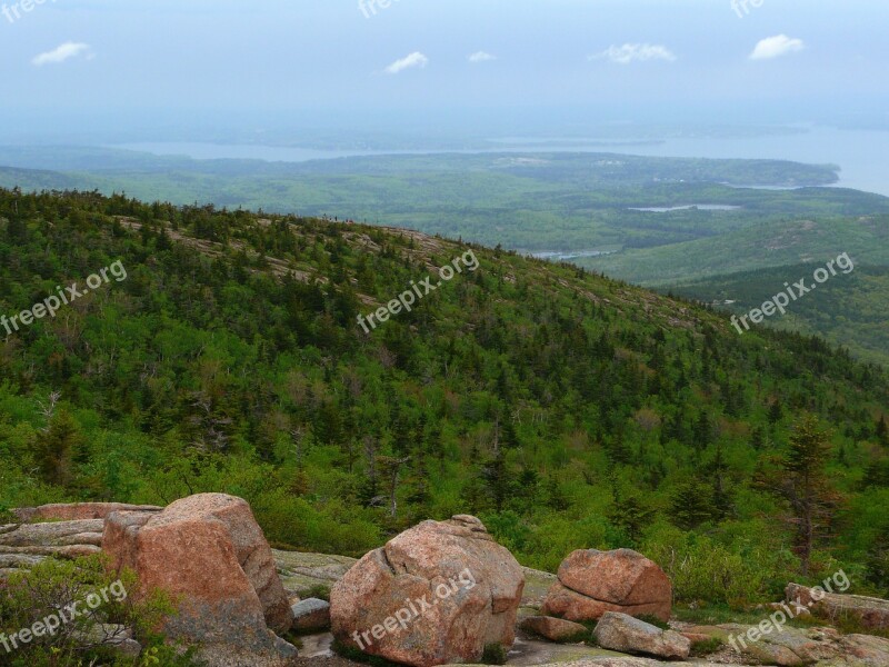 Acadia National Park Atlantic Island Massachusetts Usa