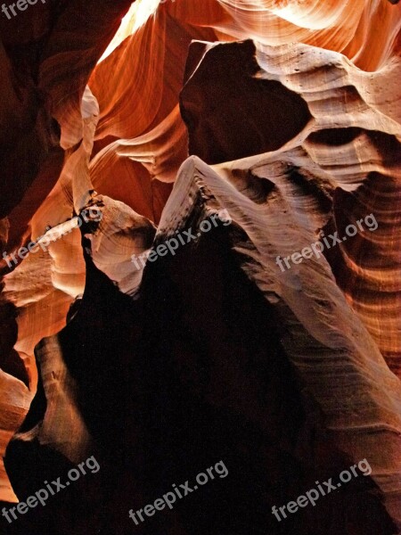 Upper Antelope Slot Canyon Page Arizona Usa Desert