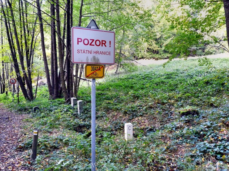 German Czech Border Neighbouring Country Shield Free Photos