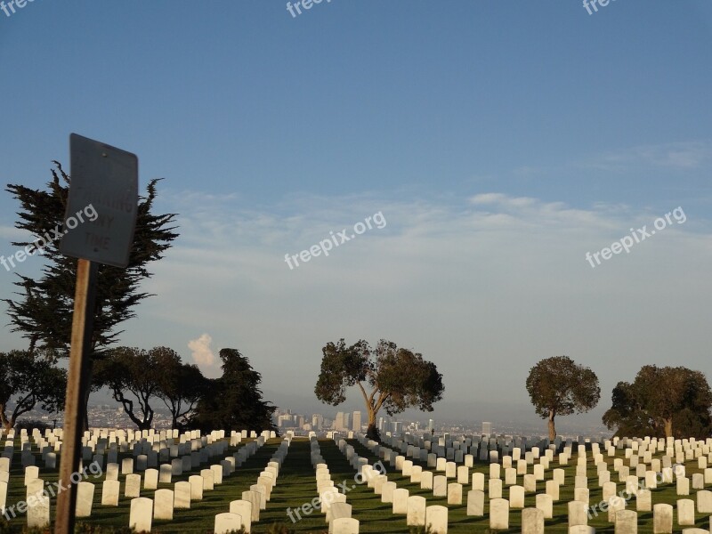 Fort Rosecrans Memorial Cemetery Military Cemetery Headstones