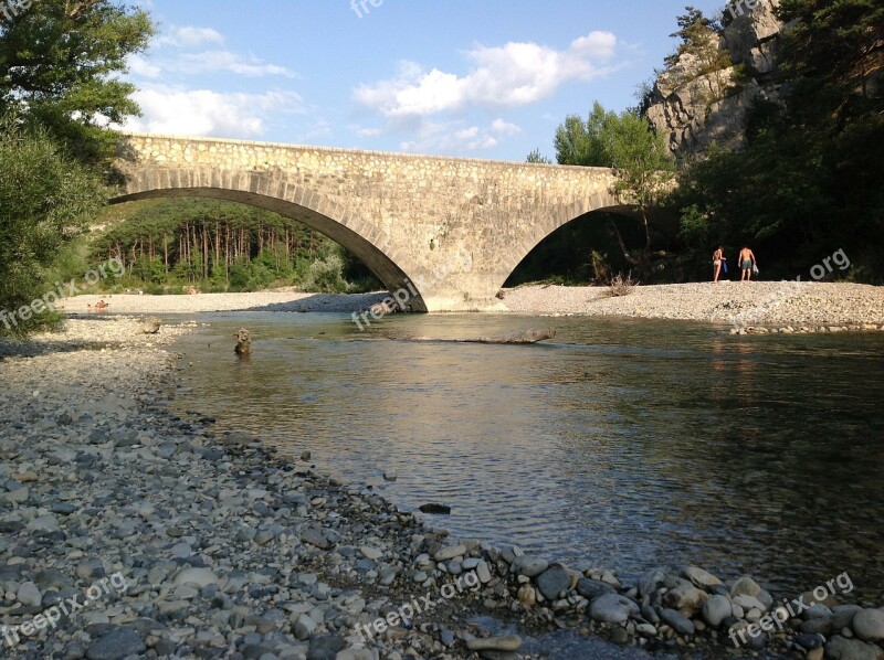 Roman Bridge Vaucluse Old Bridge Free Photos