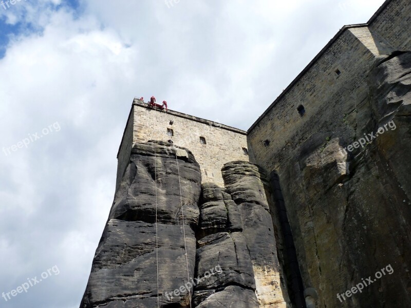 Mountain Rescue Rock Rescue Climb Elbsandsteingebierge