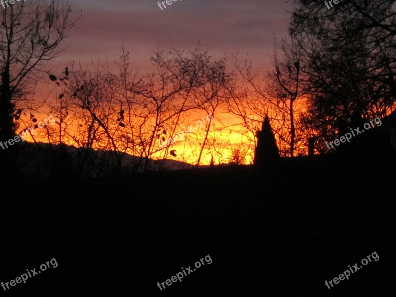 Afterglow Ennstal Abendstimmung Sunset Styria