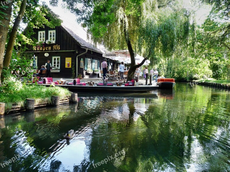 Spreewald River Rowing Port Water