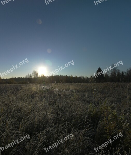 Autumn Sun Dawn Pan Frost