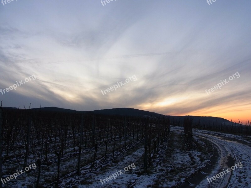 Twilight Sun Dusk Sky Clouds