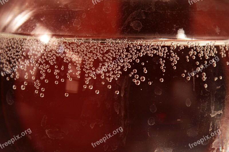 Bubbles Water Glass Dirty Air