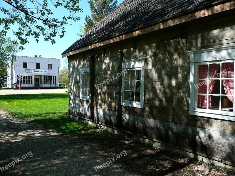 Steinbach Mennonite Heritage Village Manitoba Canada Old