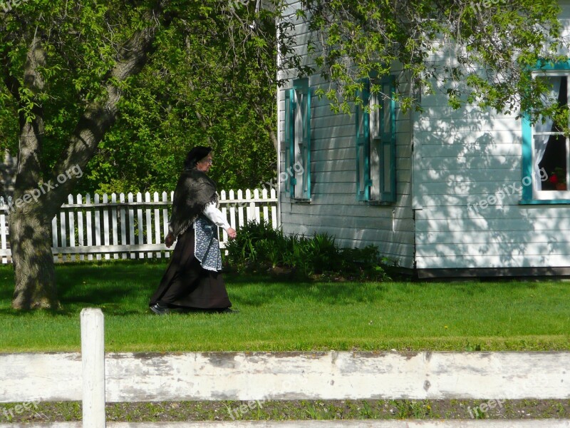 Steinbach Mennonite Heritage Village Manitoba Canada Costume