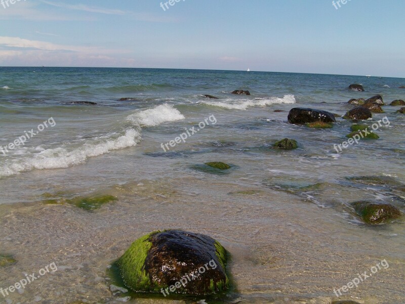 Rügen Beach Water Sea Baltic Sea