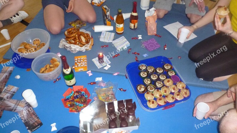 Celebration Party Eat Candy Alcohol