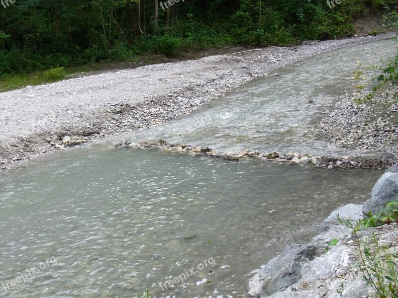 Water Bach Mountain Stream Stones Nature