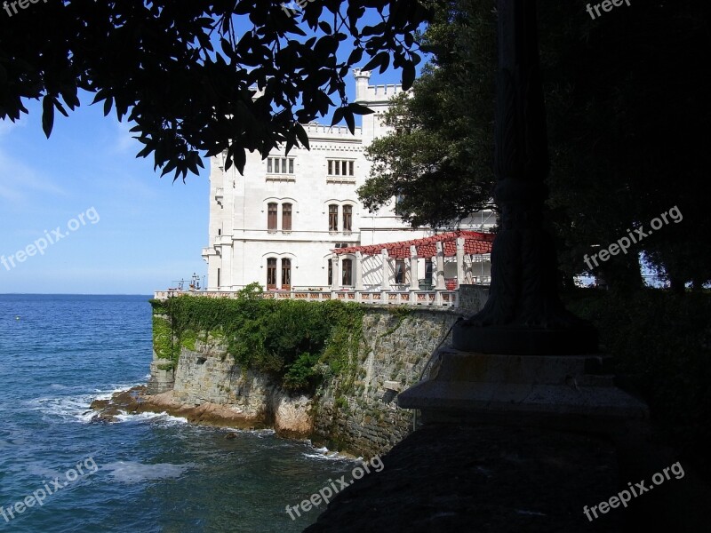 House Water Building Sea Rock