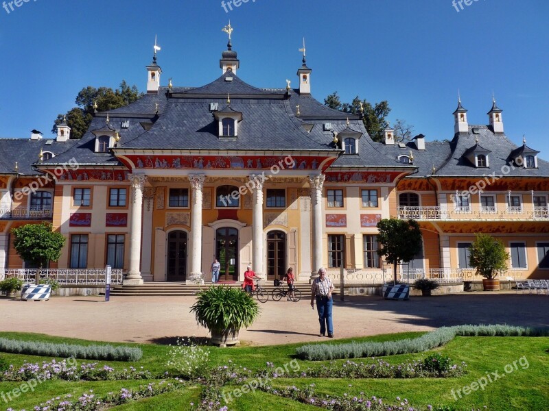 Castle Pilnitz Dresden Baroque Free Photos