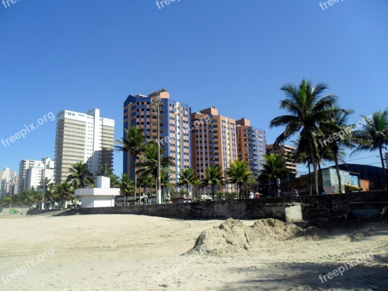 Landscape Litoral São Paulo Brazil Sand