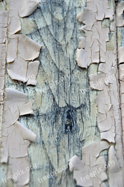 Plaster Wood Purple Blue Fence