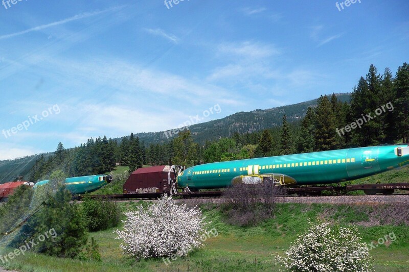 Train Transportation Airplane Transport Aircraft