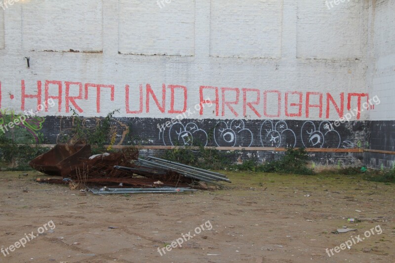 Graffiti Hard Arrogant Wall Without The Words